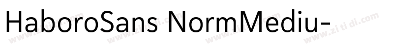 HaboroSans NormMediu字体转换 HaboroSans NormMediu字体转换